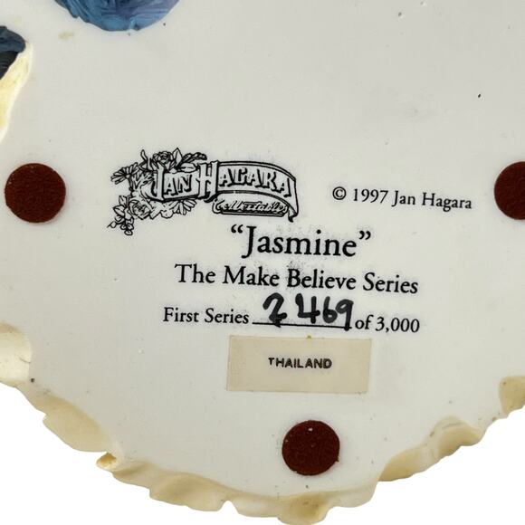 Jan Hagara 'Jasmine' Figurine Make Believe Series 1997 FirstEd 2469/3000 Box COA - Picture 7 of 16